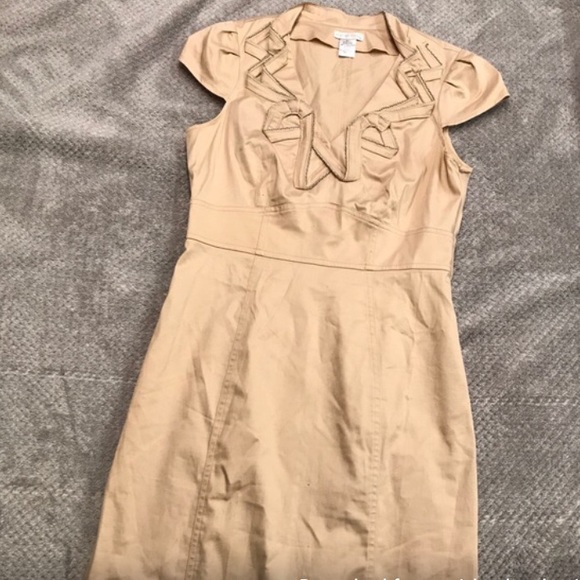 London Times Cap Sleeve Fitted Dress - Picture 5 of 5